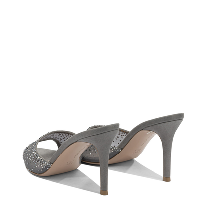 Rania Crystal-Embellished Heeled Mules - Image 4