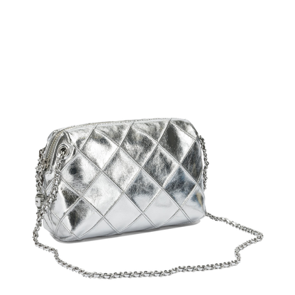 Fleming Metallic Leather Crossbody - Metallic Gold - Image 2
