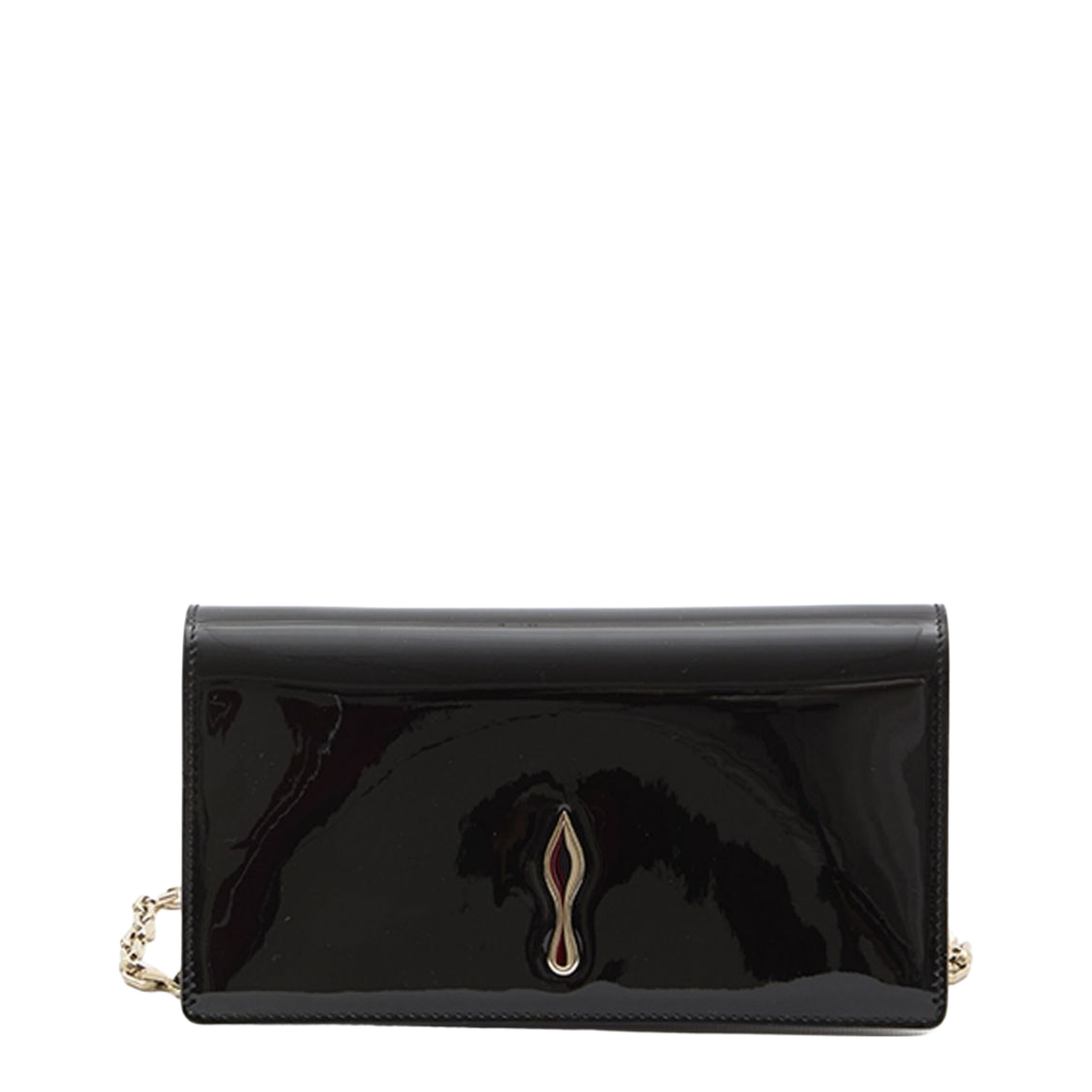 Bettina Clutch Patent Calf Leather Black - Image 1