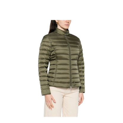 Olive Green Nylon Genet Down Jacket - Image 3