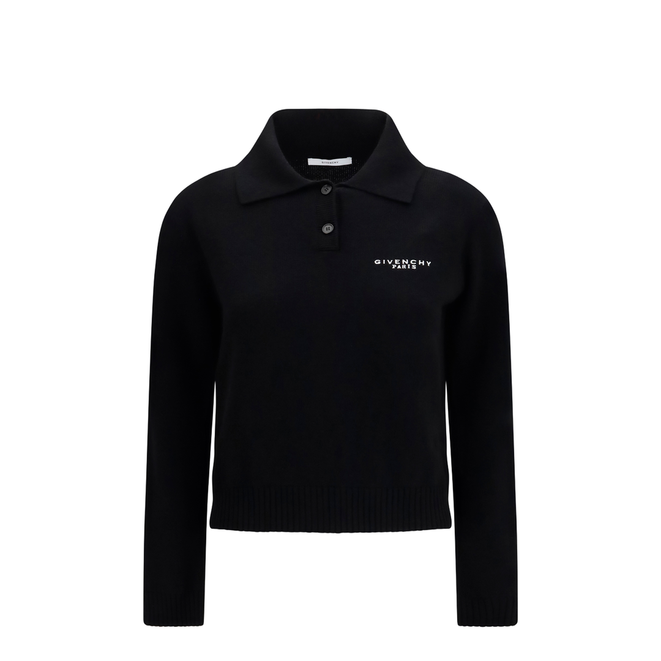 Wool and Cashmere Polo Sweater - Image 1