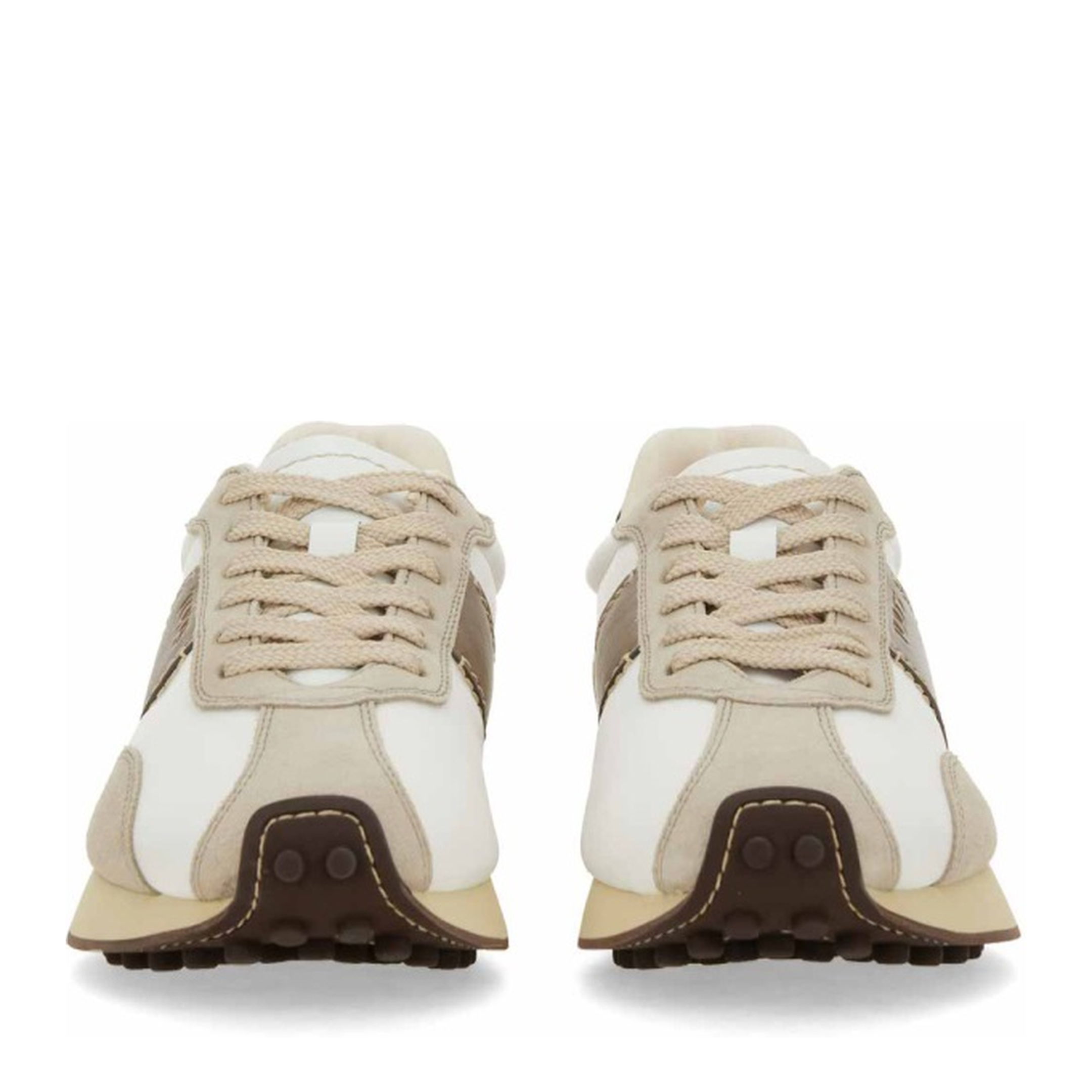 Leather and Fabric Sneaker - Image 4