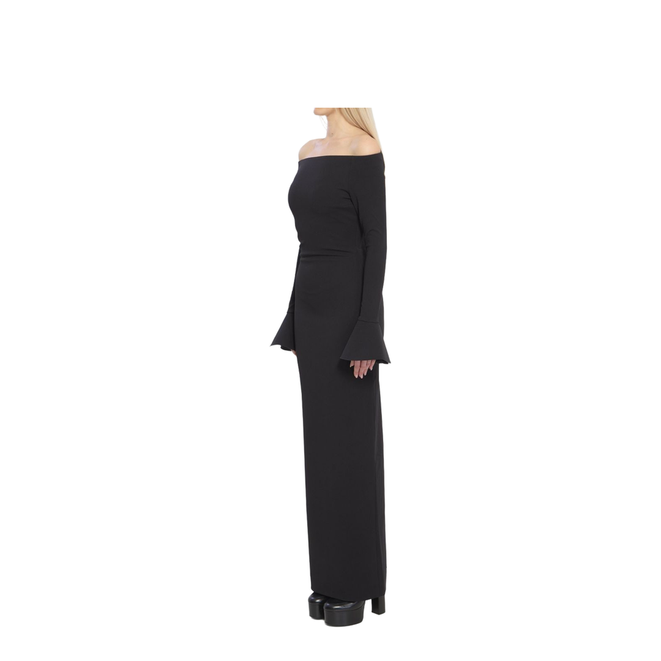 Anica Maxi Dress in Black - Image 2