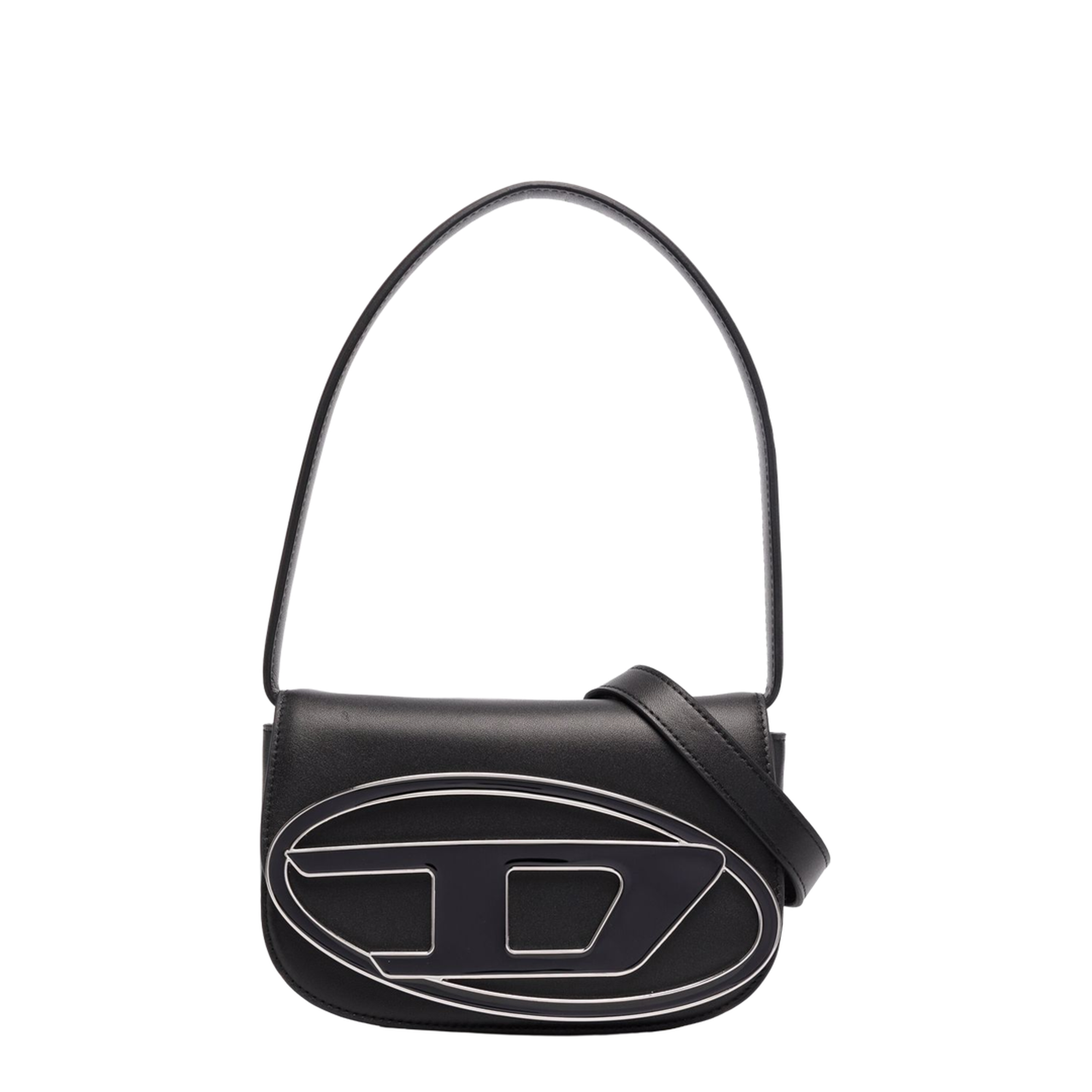 1DR-Iconic Nappa Leather Shoulder Bag - Black - Image 1