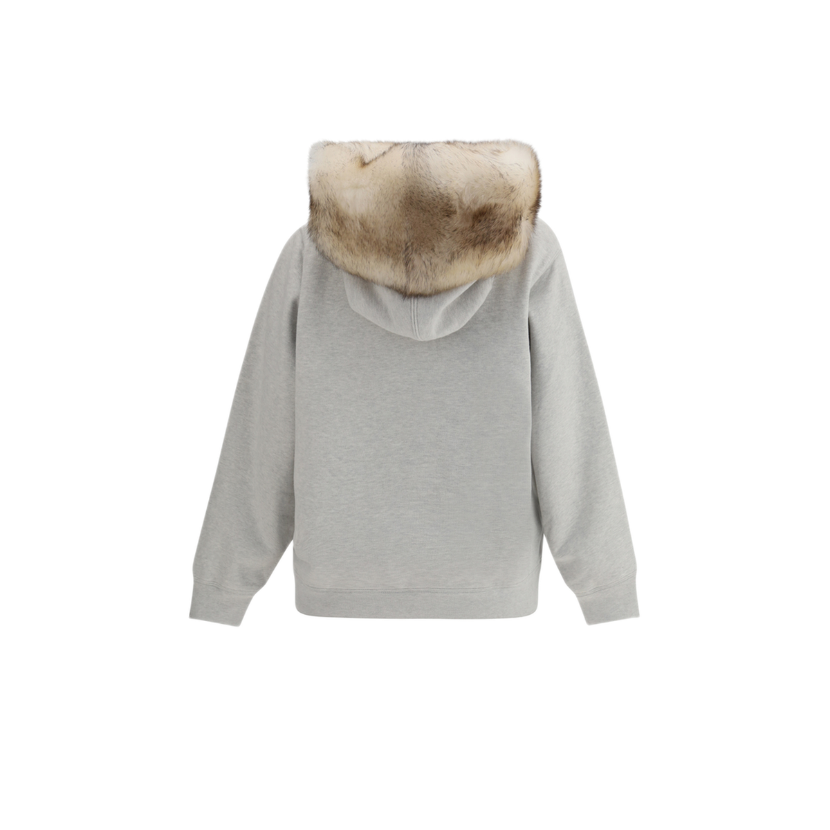 Hoodie Features A Hood Lined In Shearling - Image 2