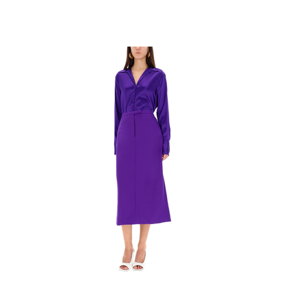 Purple Silk Shirt - Image 2