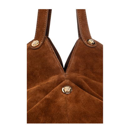 Protea Bucket Bag Suede Brown - Image 5