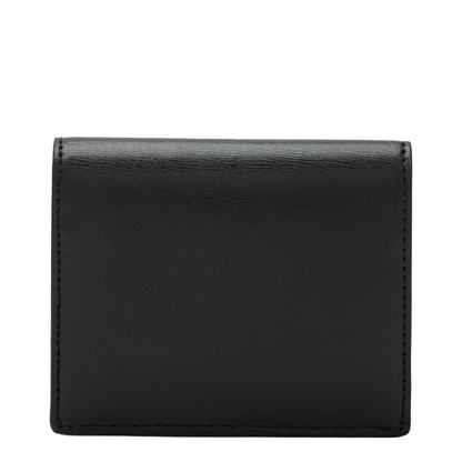 Black Smooth-Leather T-Lock Card Holder - Image 2