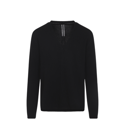 Oversized Extreme V-neck Pullover - Image 3