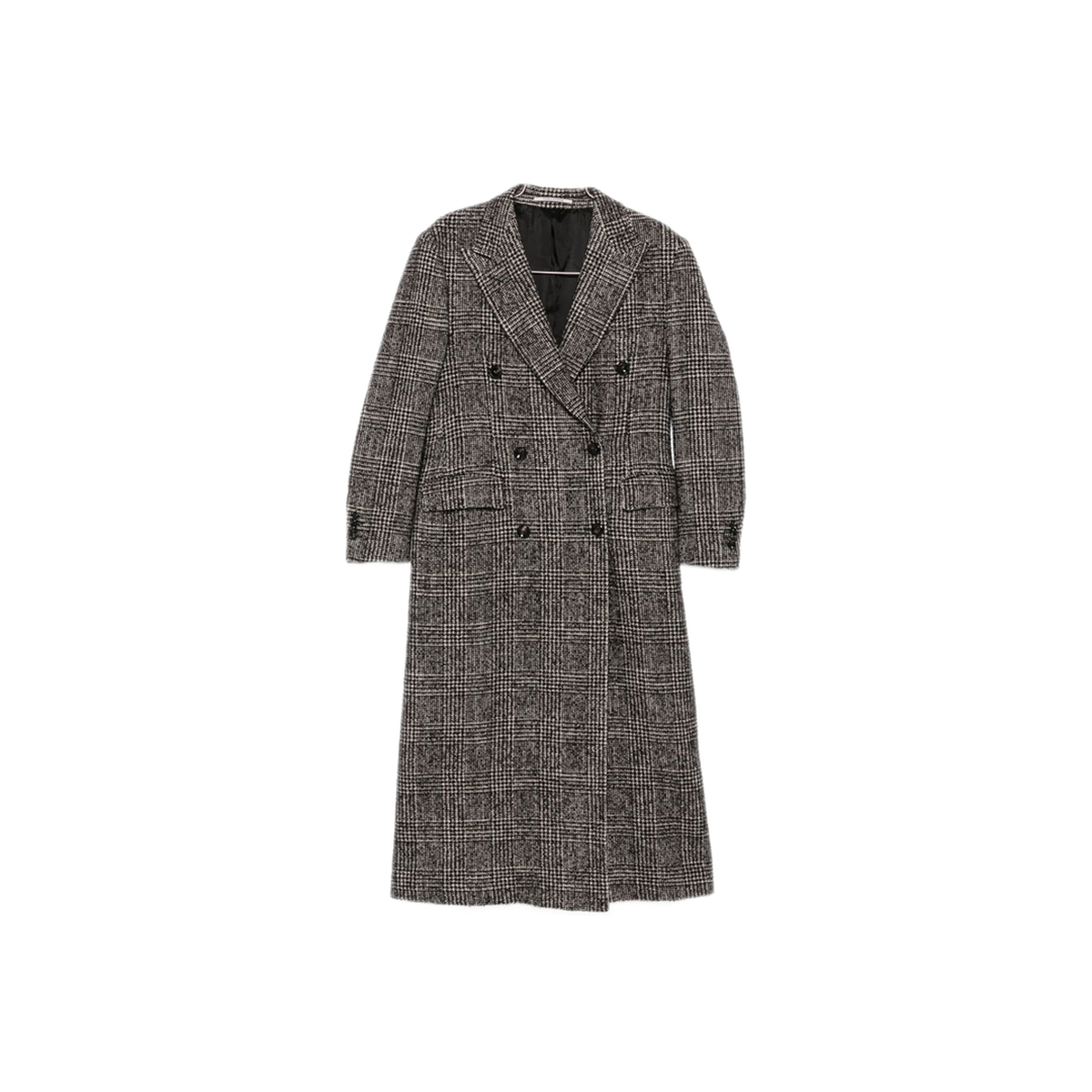 Black Prince Of Wales Check Coat - Image 1
