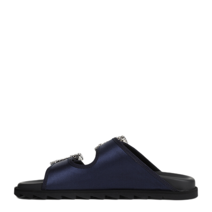 Slidy Strass Bord Gros Mules - Image 4