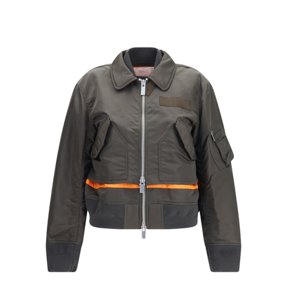 Double-zip Nylon Jacket - Image 1