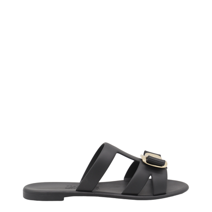 Black Leather Flats - Image 2