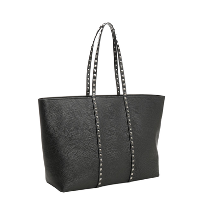 Rockstud Leather Tote Bag - Image 2