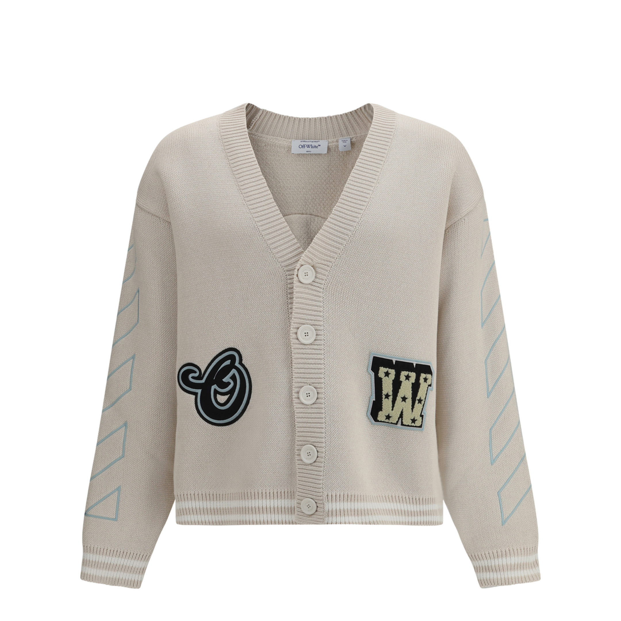 Cardigan with patches - Image 1