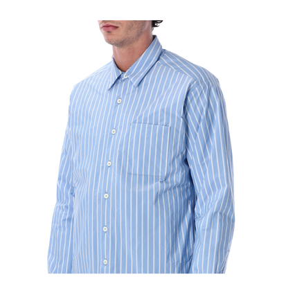 Striped Overshirt Jacket - Image 3