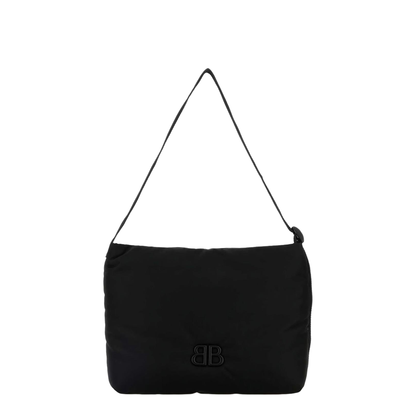 Monaco Sling Black Nylon Shoulder Bag - Image 1