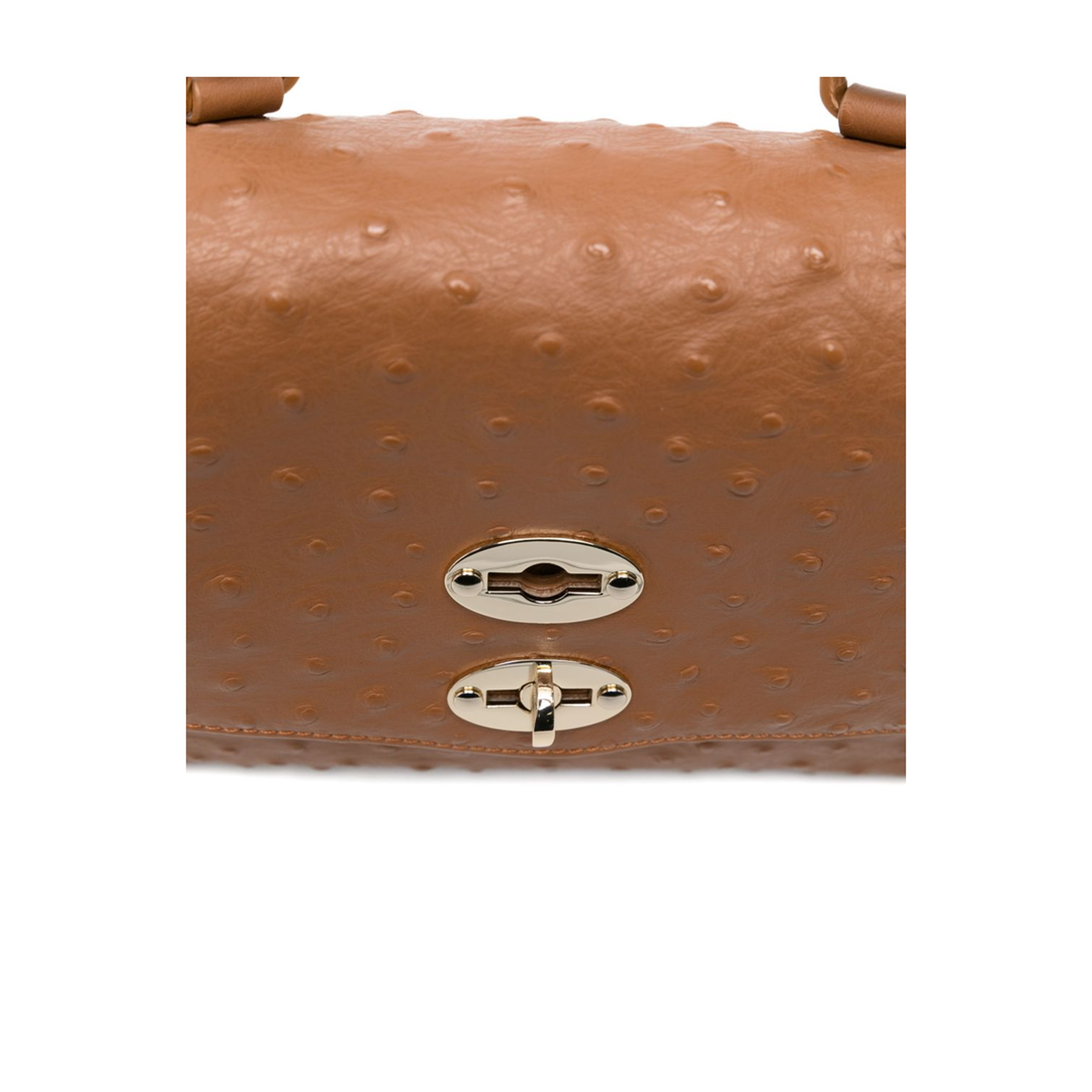 Postina Baby Calfskin Top Handle Bag - Cactus Cuoio Romano - Image 2