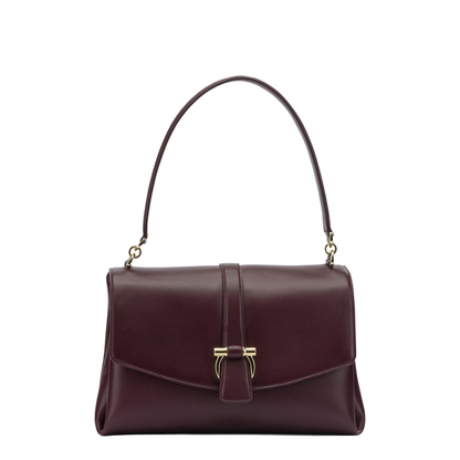 Leather Handbag Maroon - Image 1