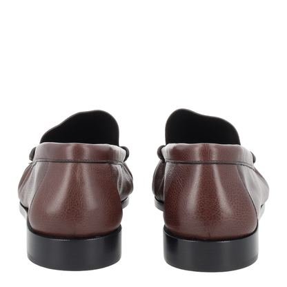 Loafer Supple In Matte Leather In Brown - Image 4