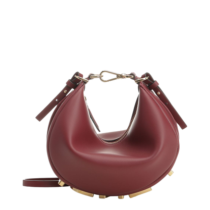 Mini Handbag Leather Red - Image 5