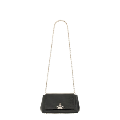 Hazel Medium Calf Leather Handbag - Black - Image 4
