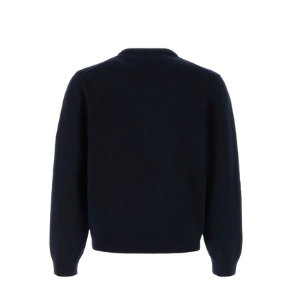 Midnight Blue Wool Sweater - Image 2
