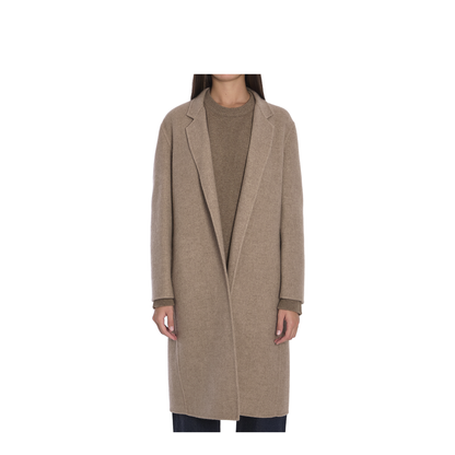 Cappuccino Cashmere Blend Fedra Coat - Image 4