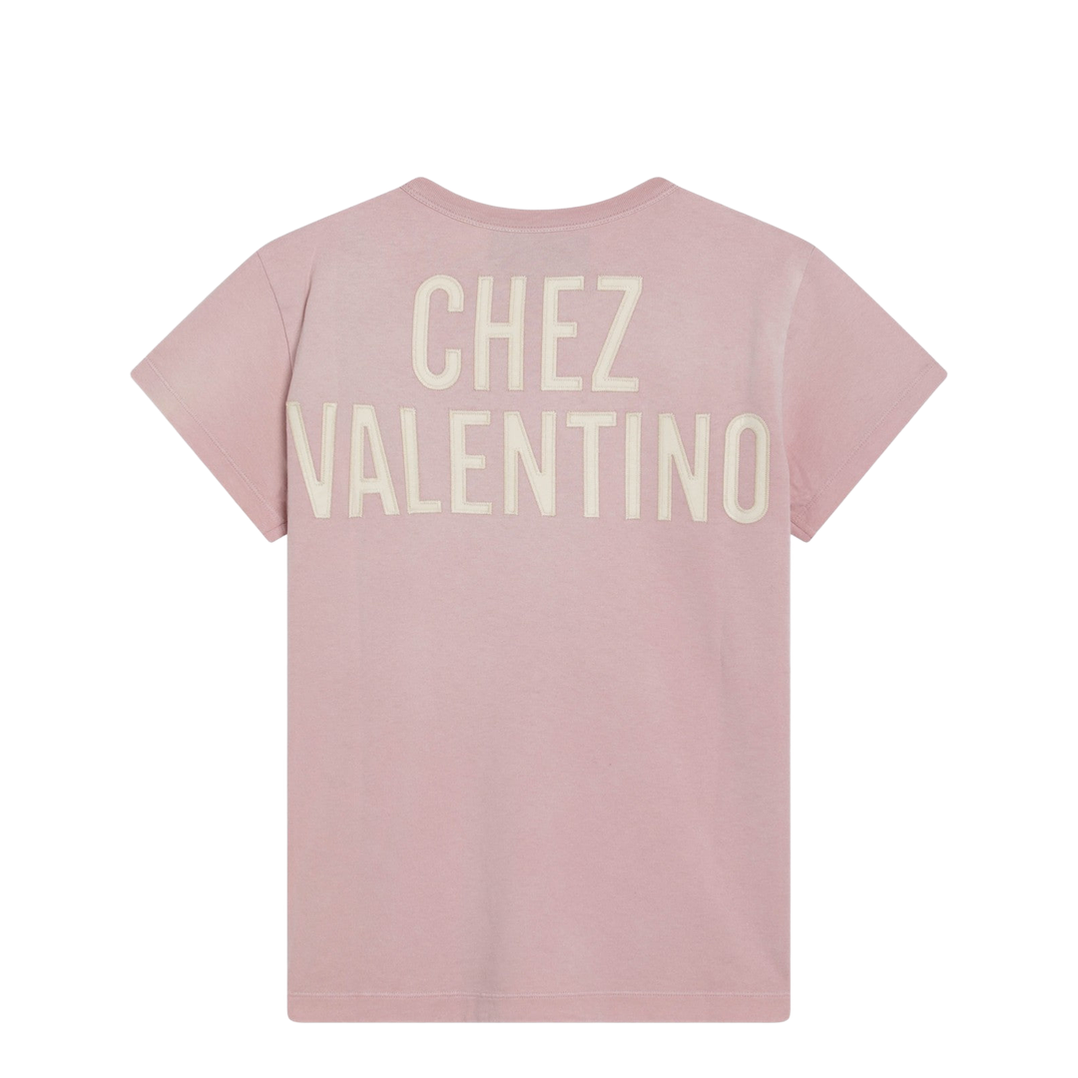 Printed Cotton T-Shirt Pink - Image 2