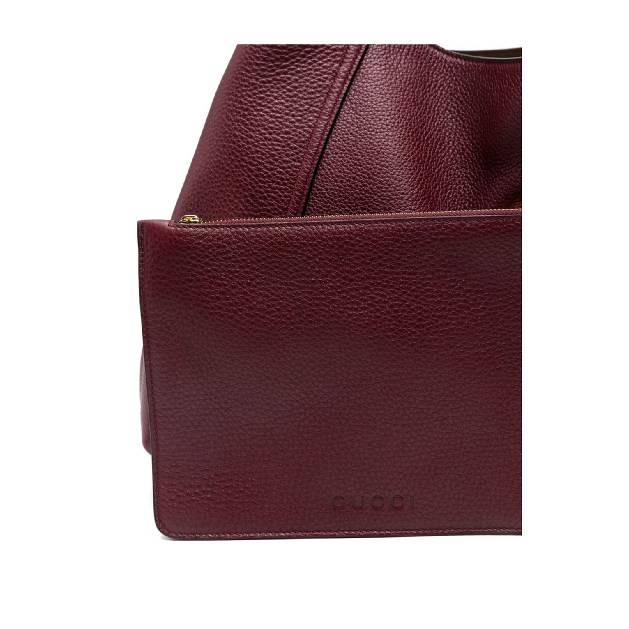Softbit Maxi Leather Shoulder Bags - Red - Image 4