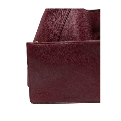 Softbit Maxi Leather Shoulder Bags - Red - Image 4