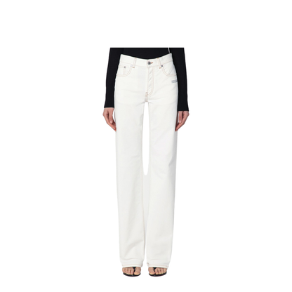 White Denim Jeans - Image 1