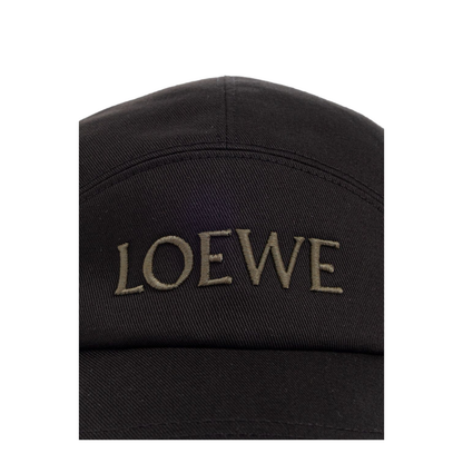 Camp Cap in Cotton Black - Image 3