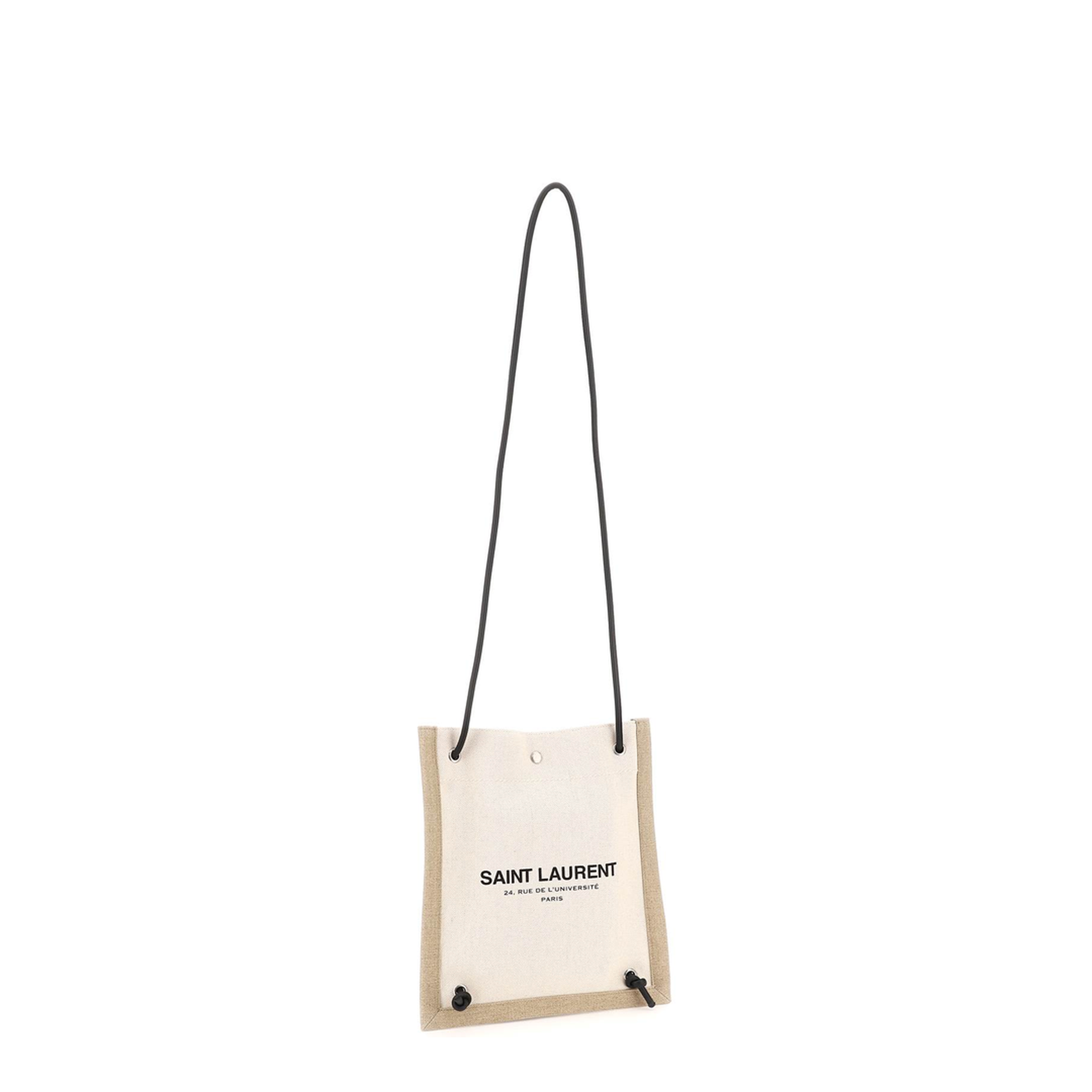 Crossbody Pouch Bag, Silver Hardware - Image 5