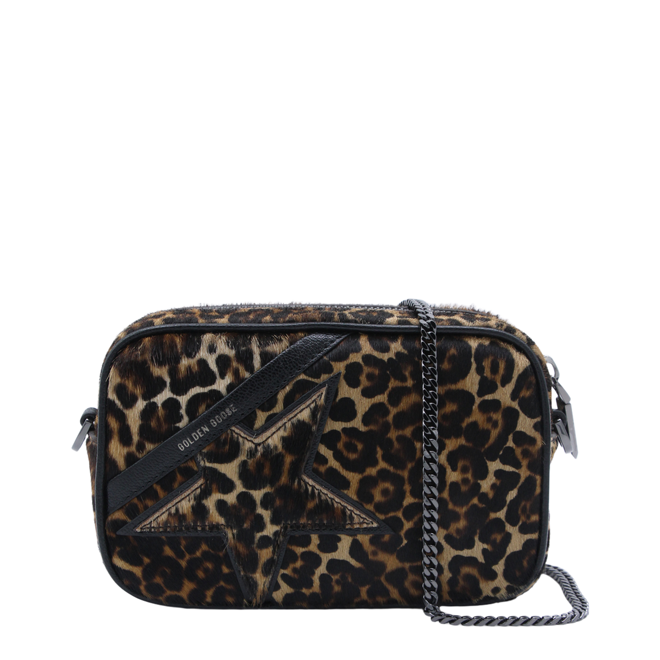 Mini Star Bag Mini Pony Skin Crossbody Bag - Beige, Brown and Black - Image 5