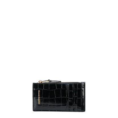 Skull Flat Zip Purse - Image 2