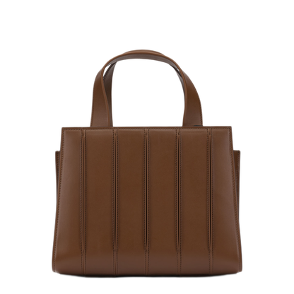 Whitney Medium Calfskin Handbag - Dark Brown - Image 1