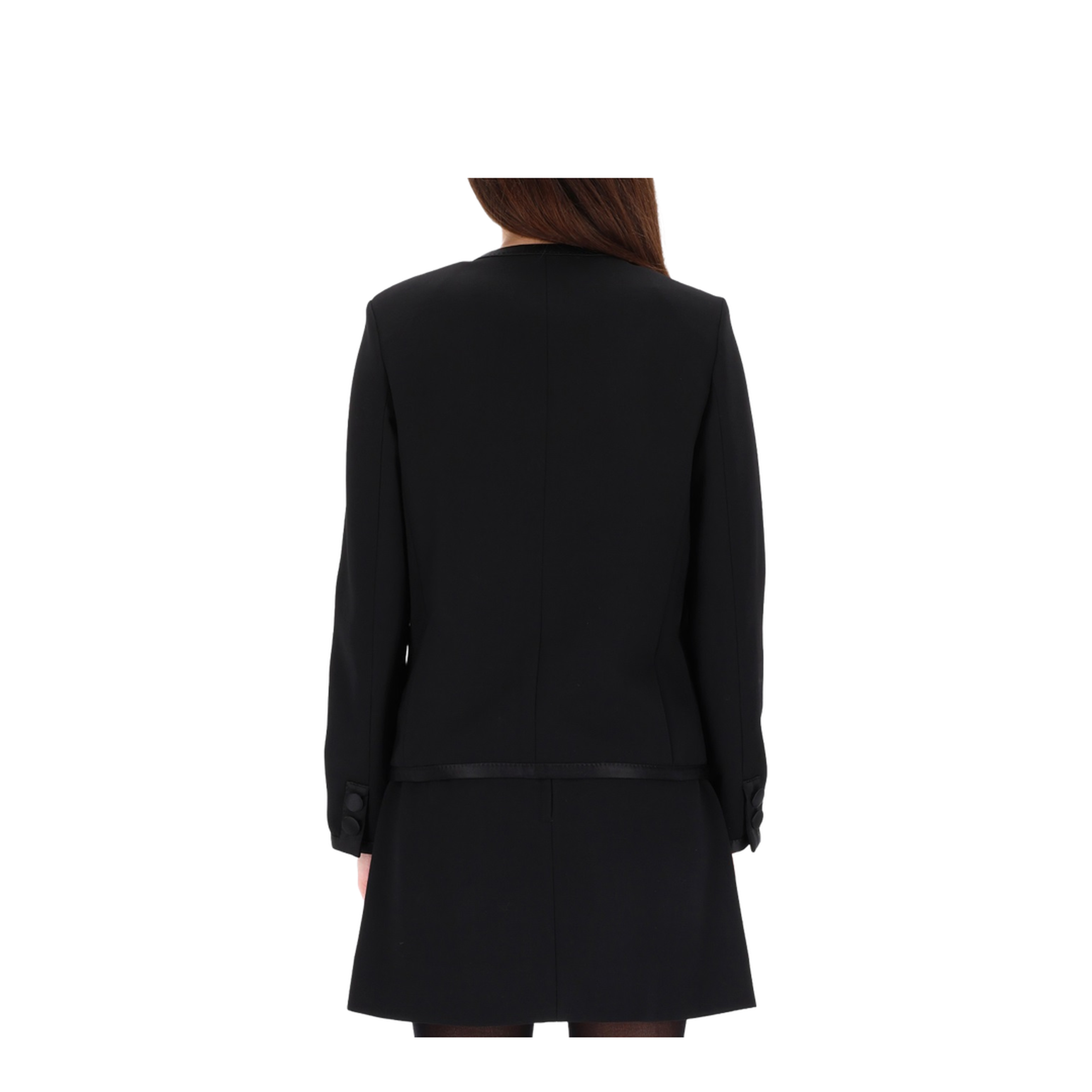 Double Crepe Single-Breasted Jacket - Image 2