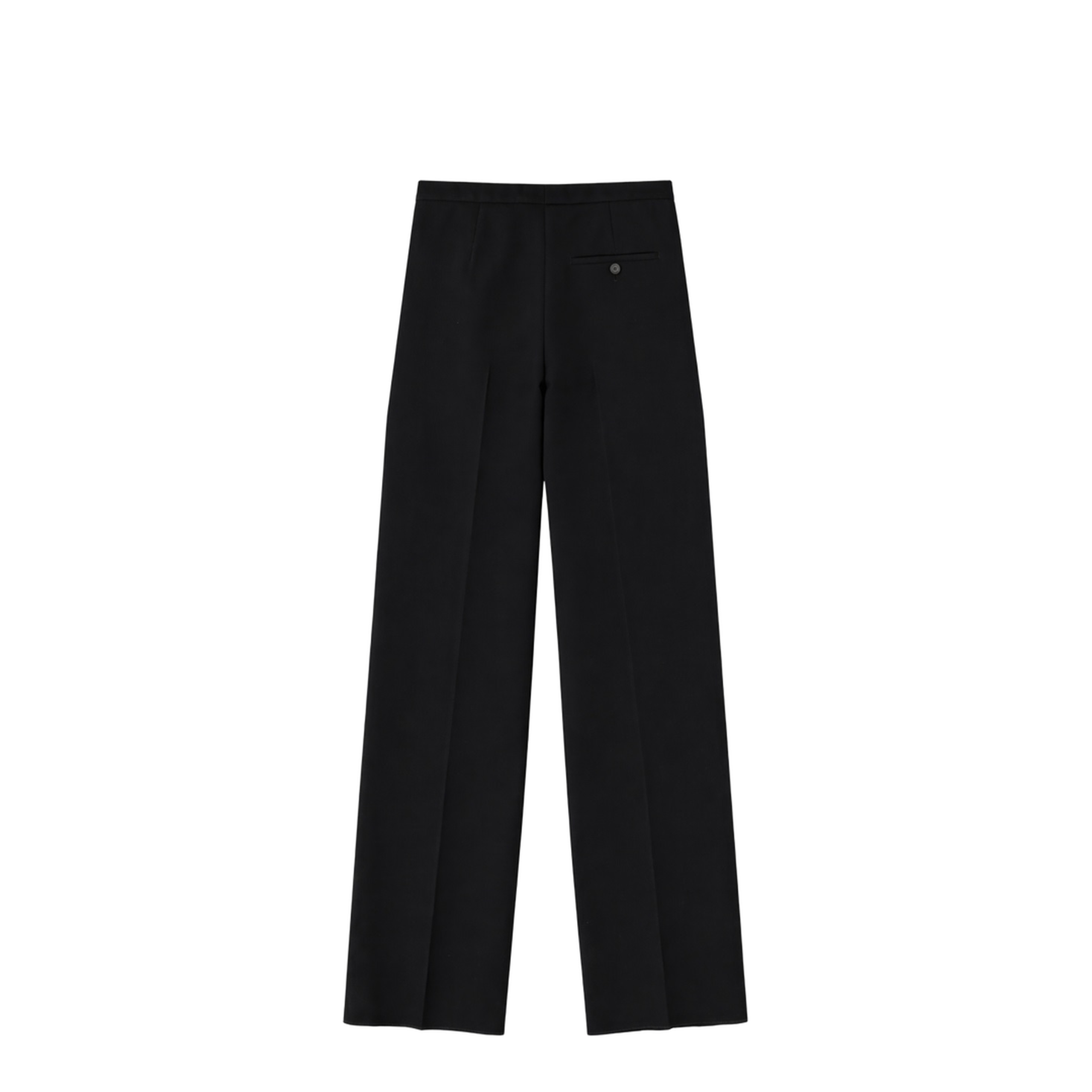 Straight-leg wool trousers - Image 3
