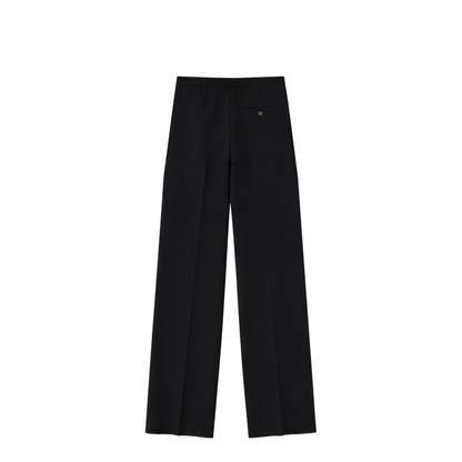 Straight-leg wool trousers - Image 3