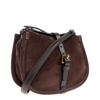 Pony Bag Small Suede Shoulder Bag - Brown - Image 4