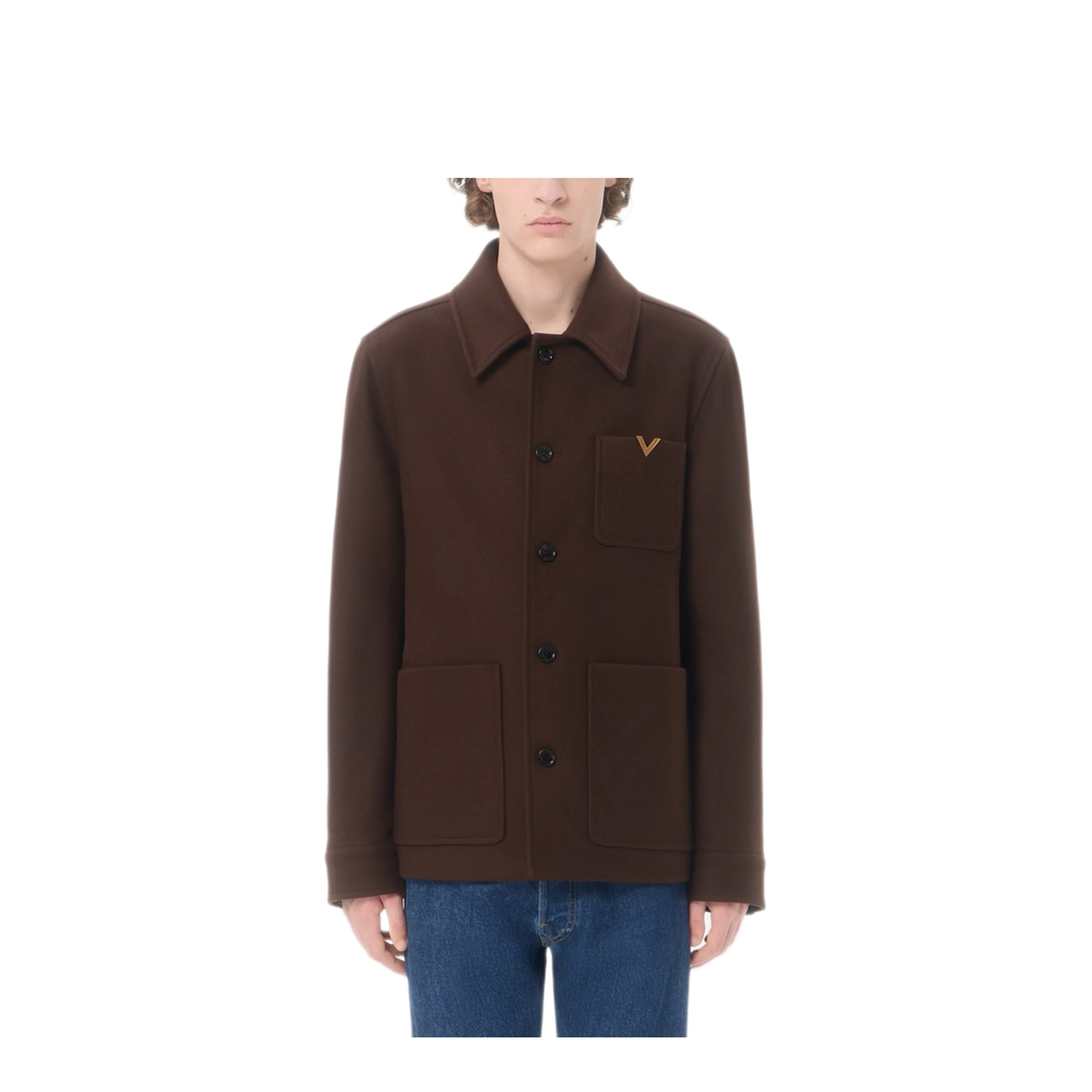 Wool Jacket with Vgold - Image 4