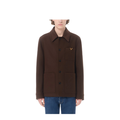 Wool Jacket with Vgold - Image 4
