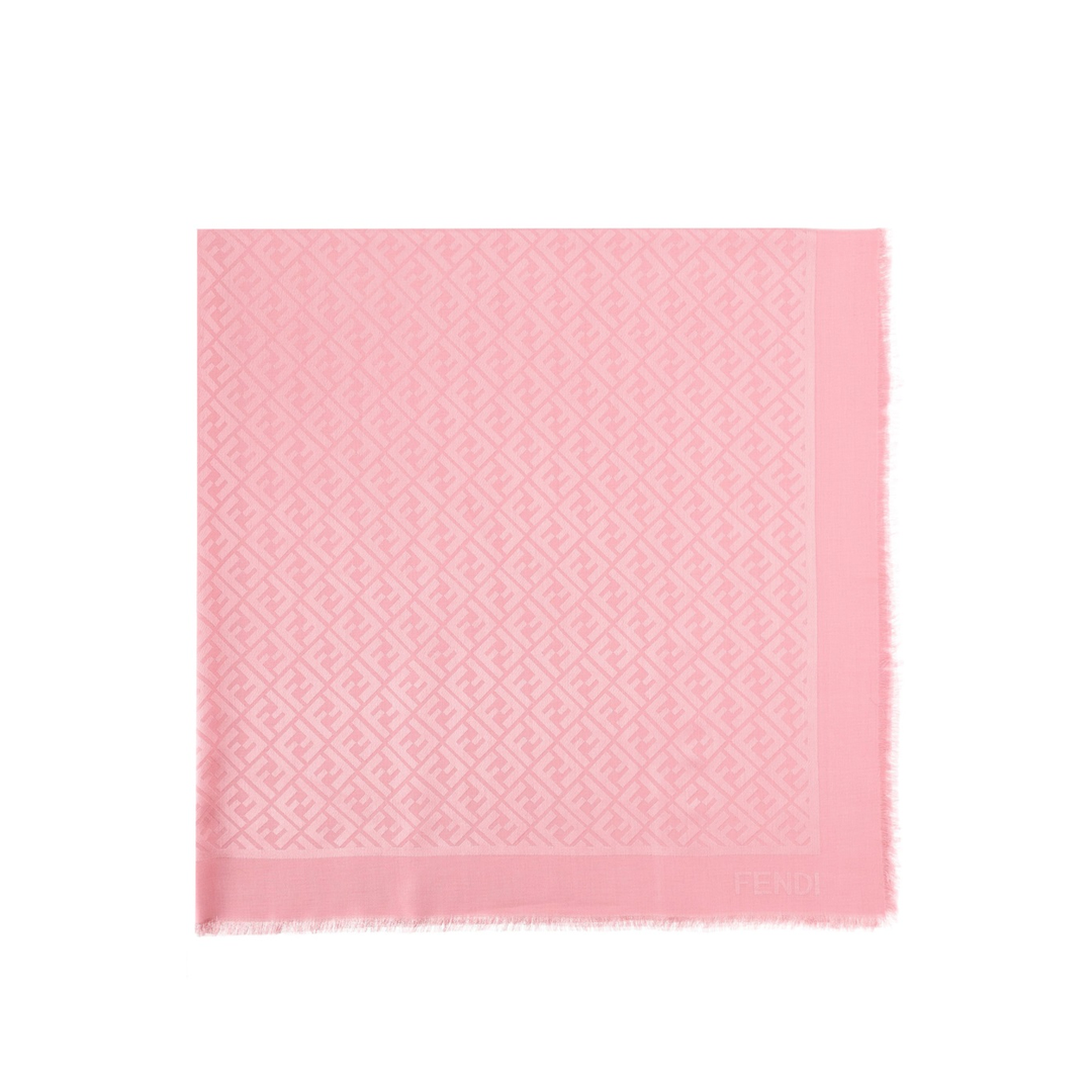 Pink Silk and Wool Shawl - Image 1