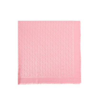 Pink Silk and Wool Shawl - Image 1