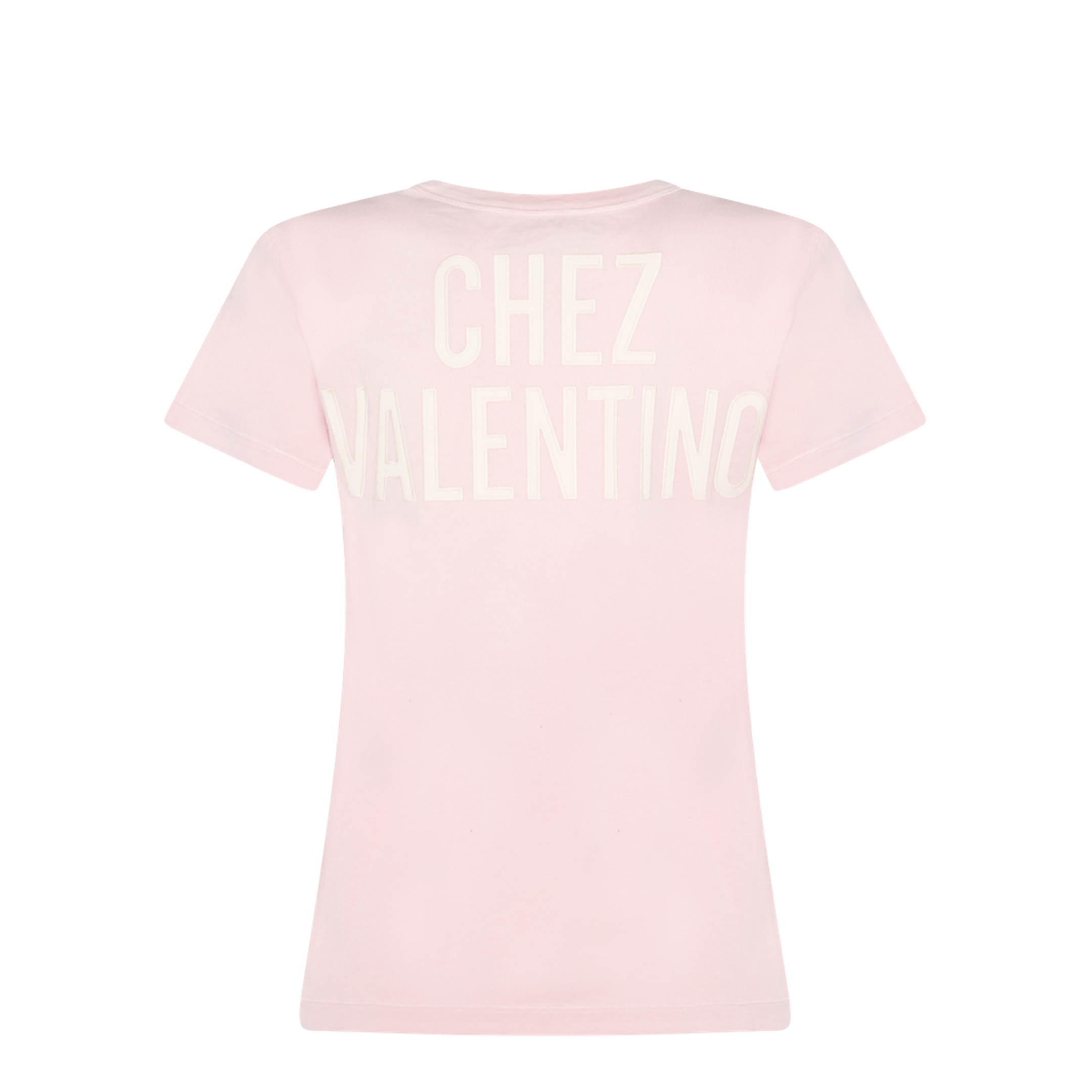 Printed Cotton T-Shirt Pink - Image 3