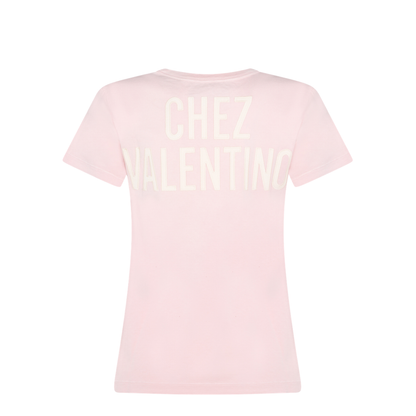 Printed Cotton T-Shirt Pink - Image 3