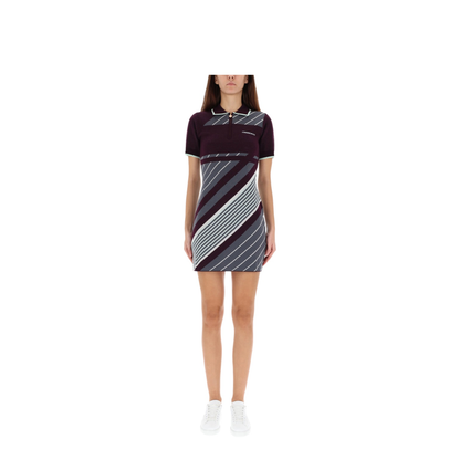 Diagonal Tennis Polo Dress - Image 1