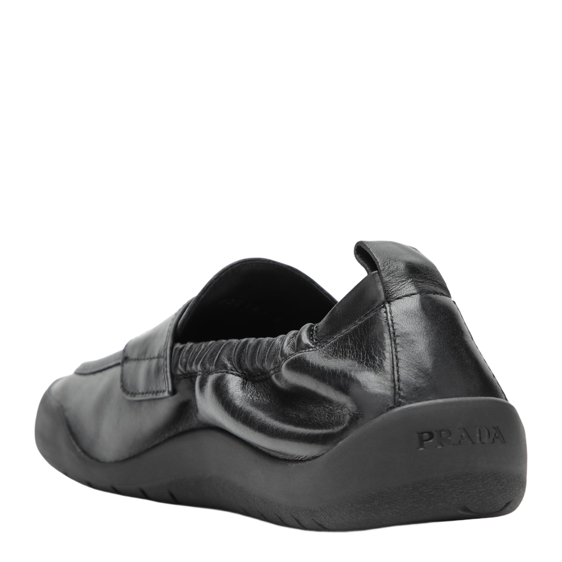 Black Leather Speedrock Loafers - Image 2