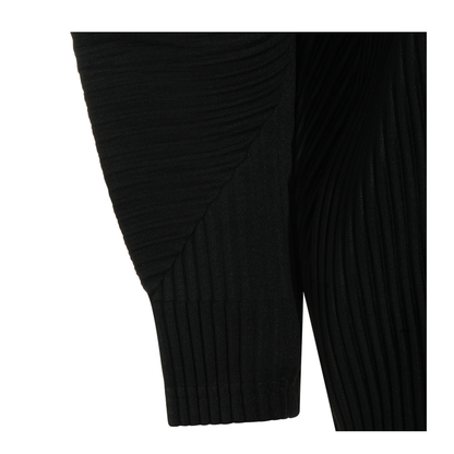 Pleated Sweatshirt with Buttons - Image 8